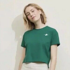 Prince Pickleball Women’s Short Sleeves Cropped T-Shirt Green